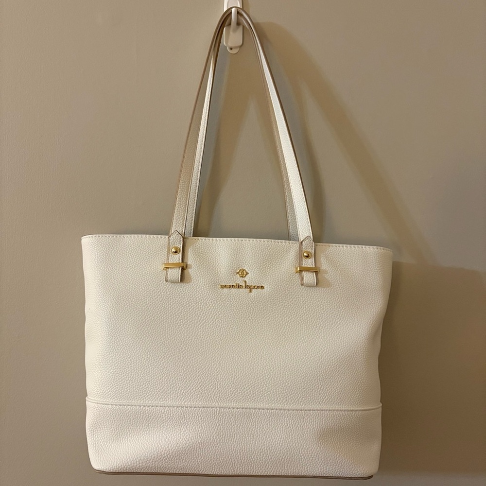Nanette Lepore White Tote Bag